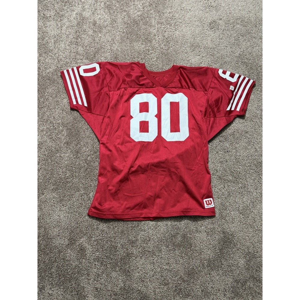 Vintage San Francisco 49ers Jerry Rice Wilson Jersey